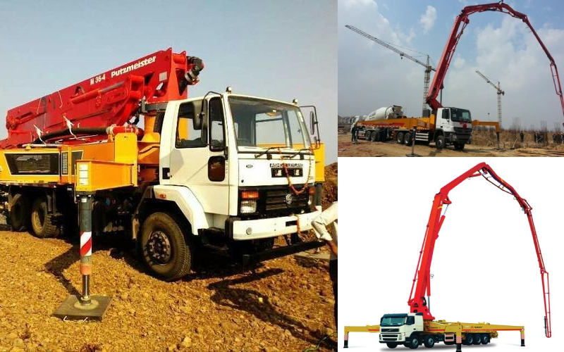 Boom Placer Concrete Pump Rental Service